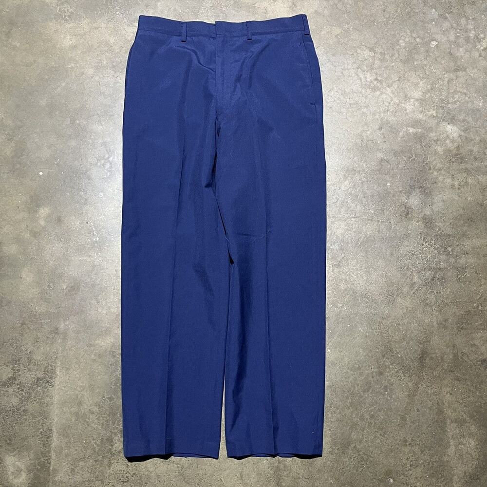 Vintage 70s Air Force Military Navy Dress Trousers 31x28